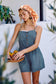 The Sweetheart Denim Romper