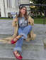 God of Miracles Cropped Tee — Grey Mist