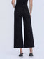 HIGH RISE RAW HEM CROP JET BLACK WIDE LEG JEANS