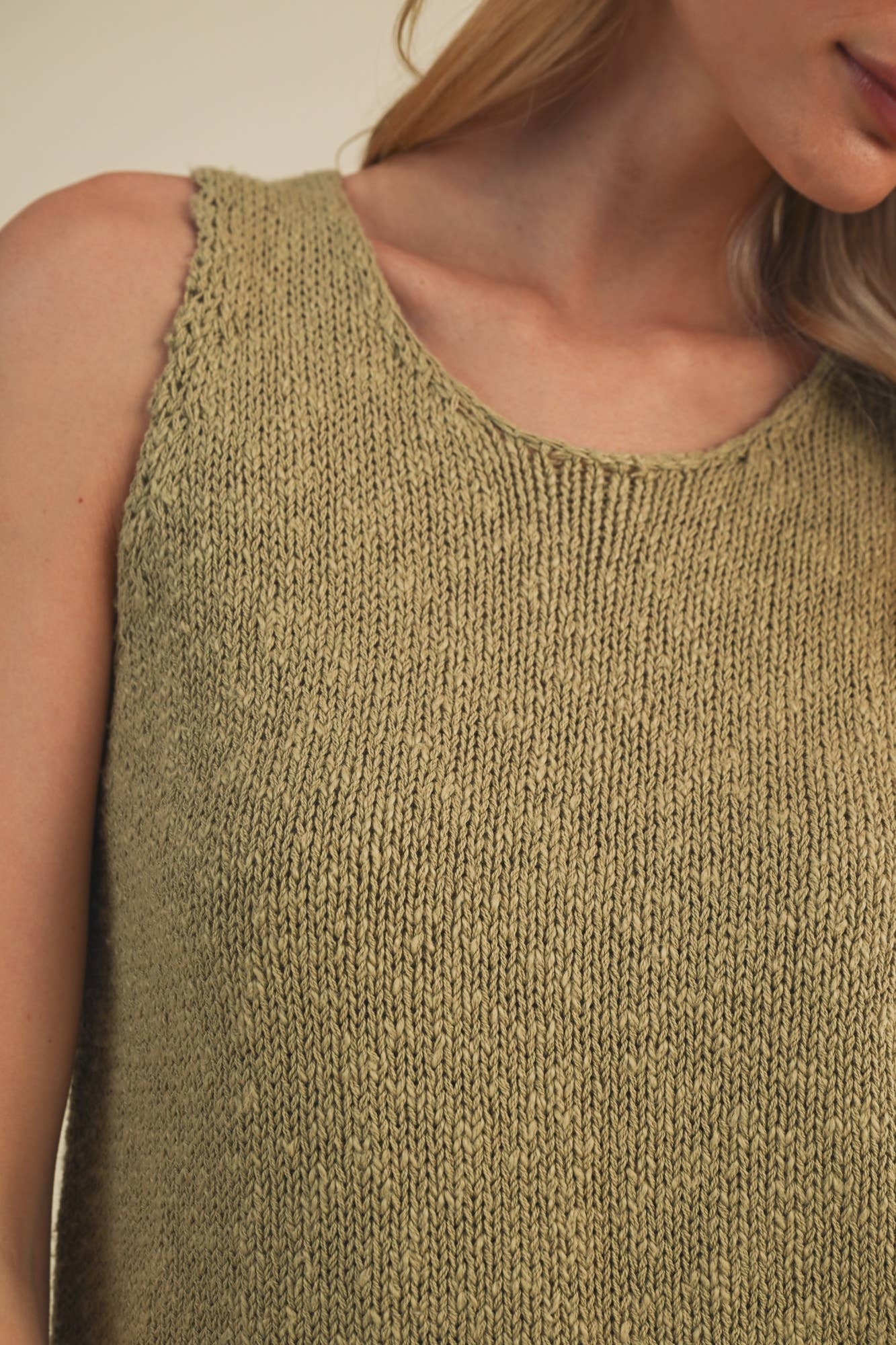 The Quiet Bloom Knit Tank