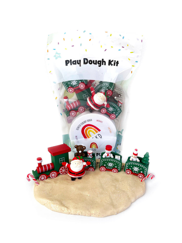 Christmas Train Sensory Play Dough Play Kit