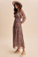 The Rosalie Floral Maxi — Chestnut