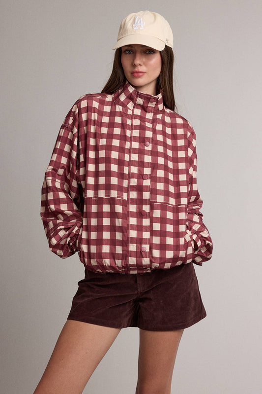 The Marlowe Gingham Jacket