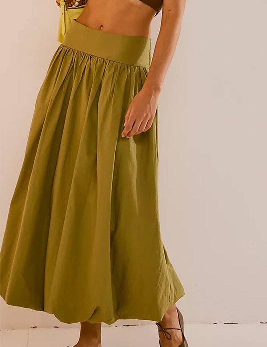 The Olive Grove Bubble Skirt
