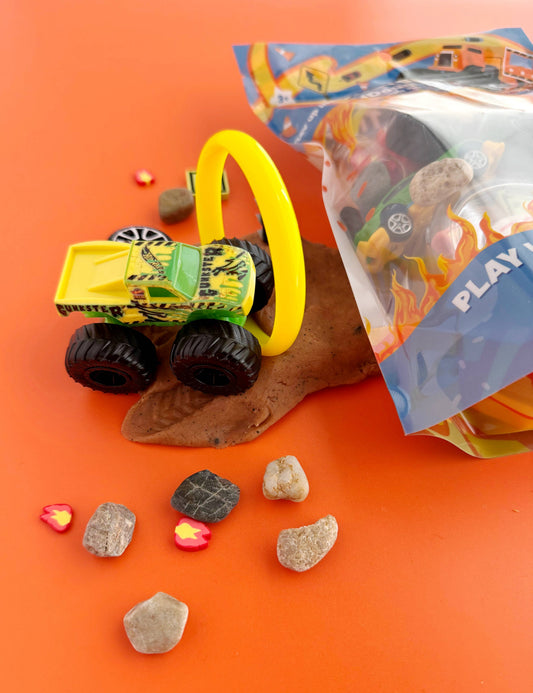 Earth Grown KidDoughs (KidDoughs by EGKD) - Monster Truck KidDough Play Kit