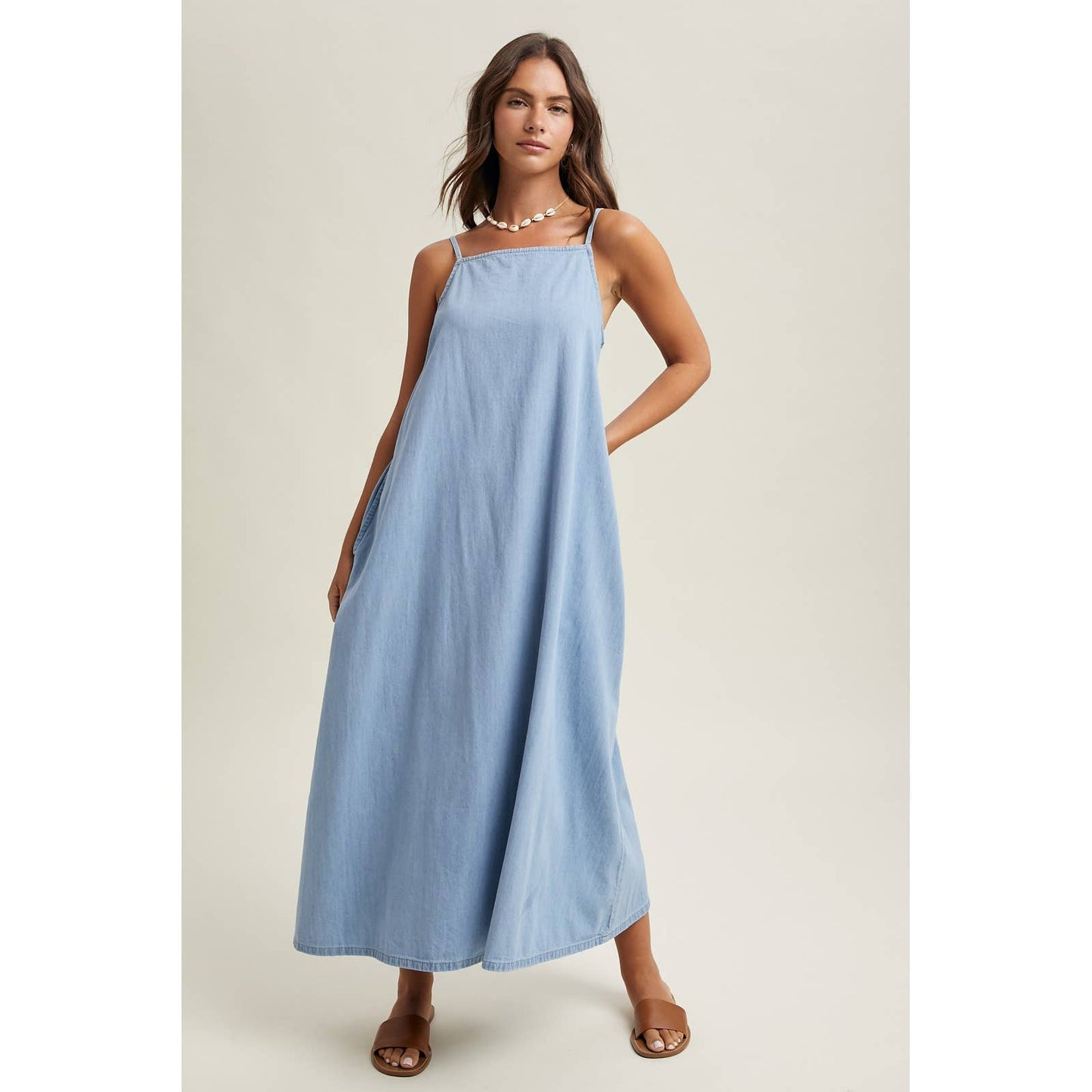 The Chambray Daydream Maxi Dress