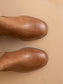 The Olivia | Caramel Chelsea Heel Boots