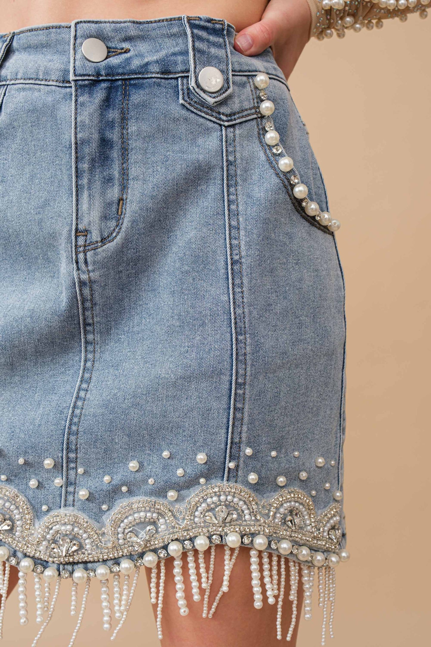 The Rhinestone Rodeo Pearl Skirt
