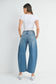 The Contrast Barrel Jeans