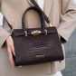 Marseille Handbag: Dark Brown