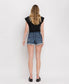 HIGH RISE DOUBLE BUTTON CUFF SHORTS