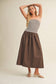 The Cocoa Muse Midi Dress