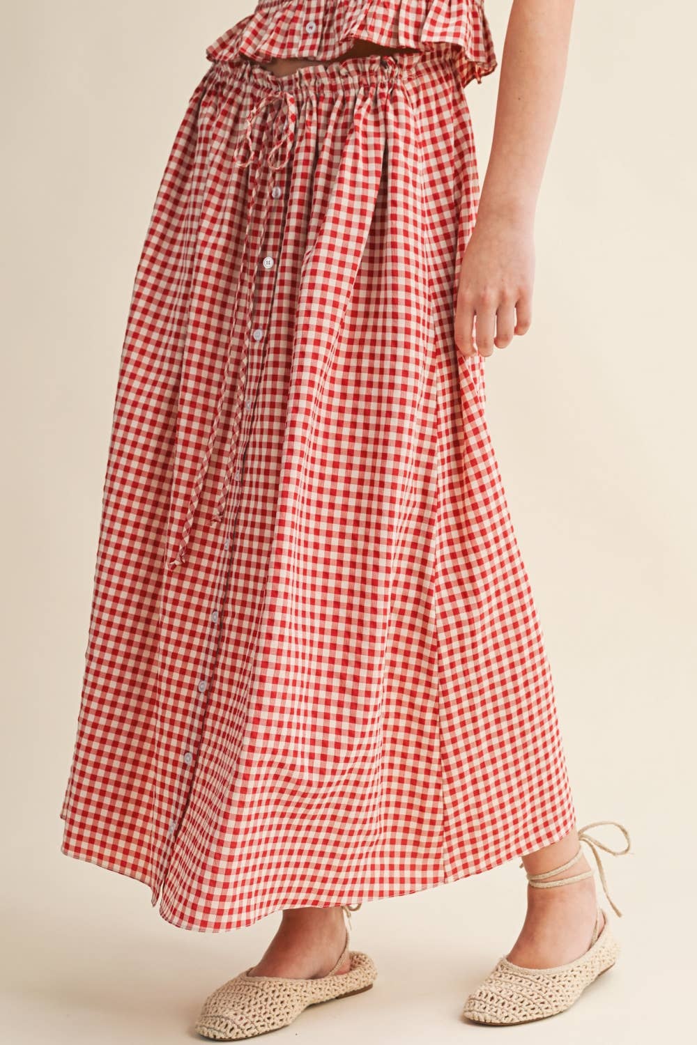 The Liberty Gingham Maxi Skirt