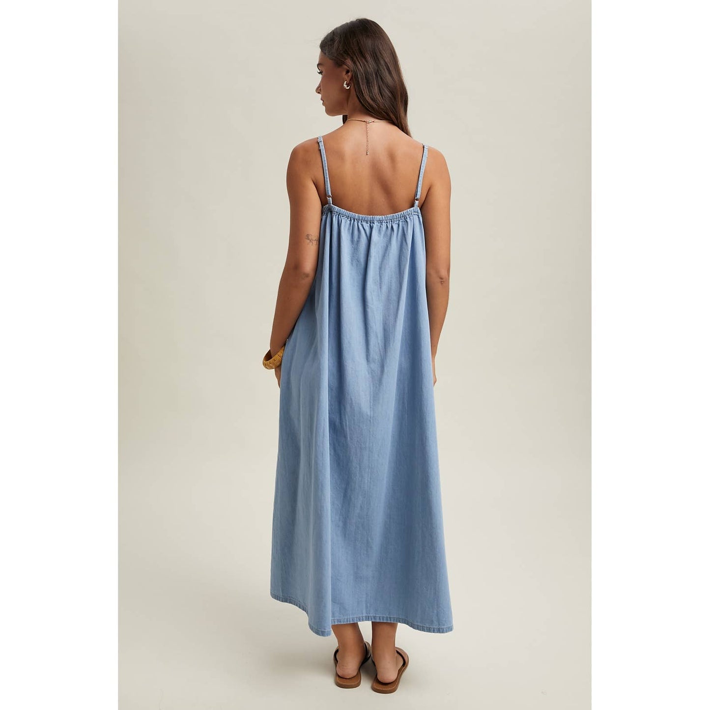 The Chambray Daydream Maxi Dress