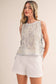 The Bluebell Crochet Tank