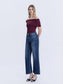 TUMMY CONTROL SUPER HIGH RISE WIDE LEG JEANS
