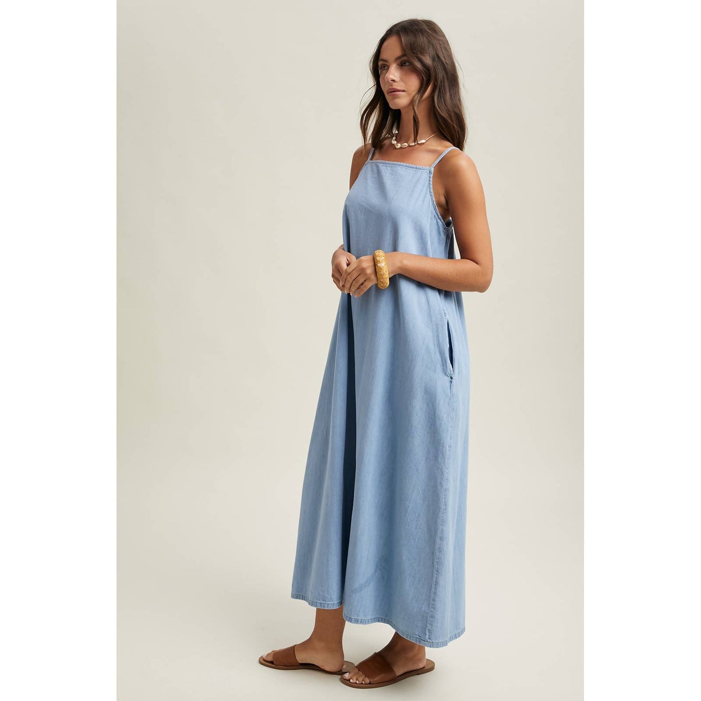 The Chambray Daydream Maxi Dress