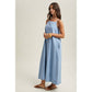 The Chambray Daydream Maxi Dress