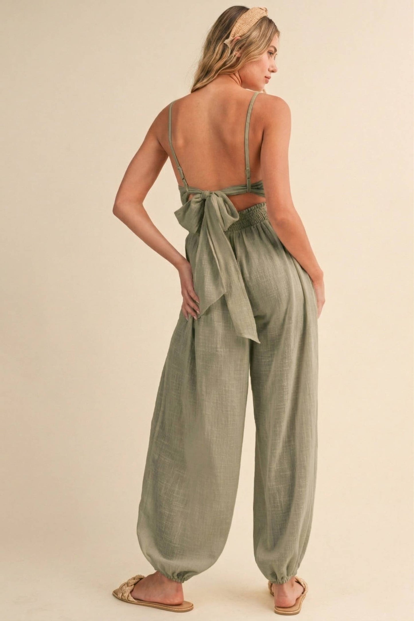 Olive Grove Jumpsuit