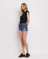 HIGH RISE DOUBLE BUTTON CUFF SHORTS