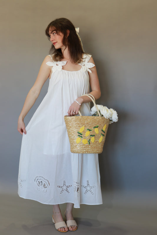 The White Orchid Maxi Dress
