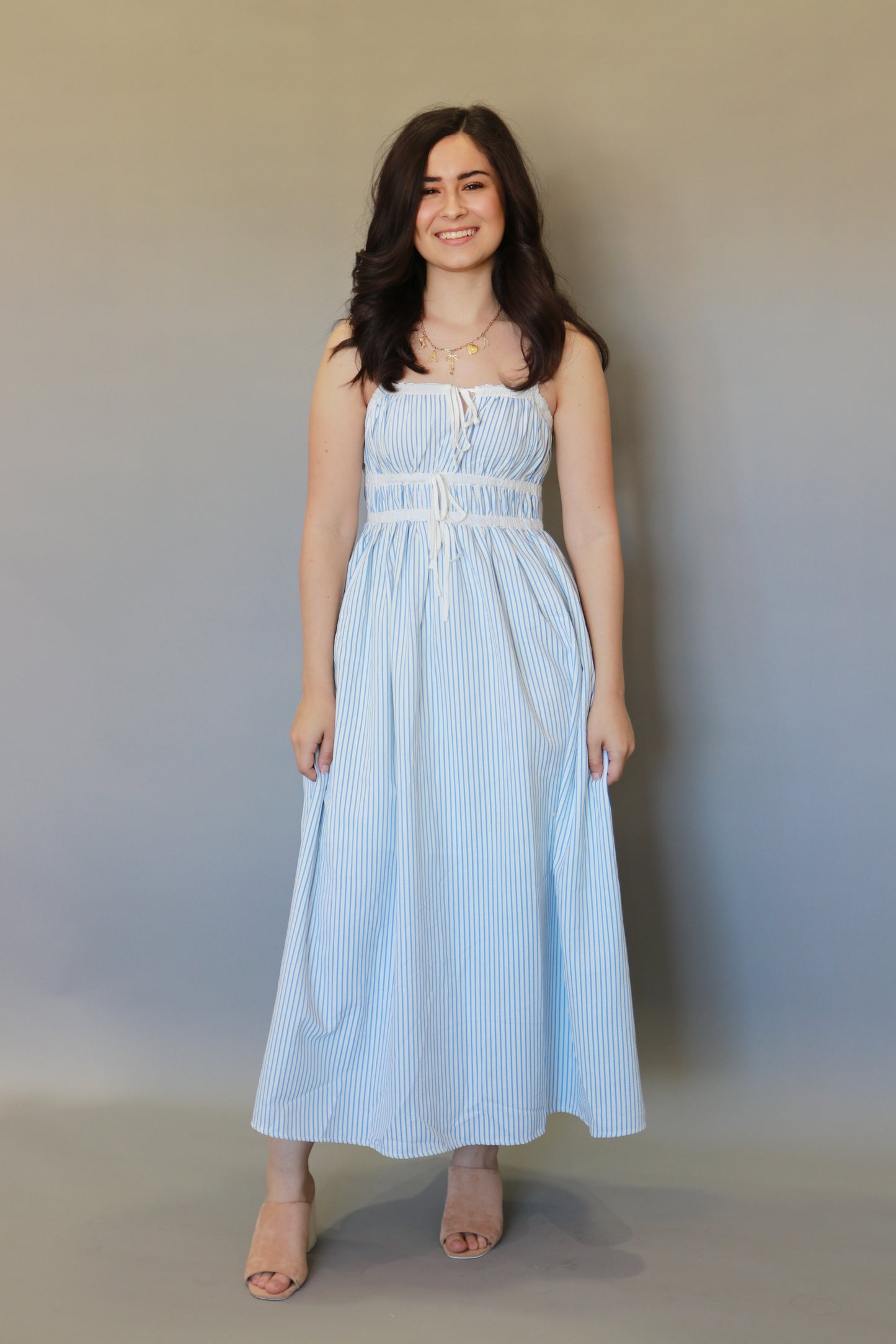 The Seabreeze Stripe Maxi Dress