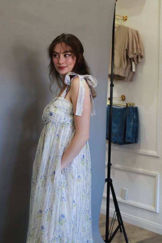 The Meadowlight Bow Maxi Dress