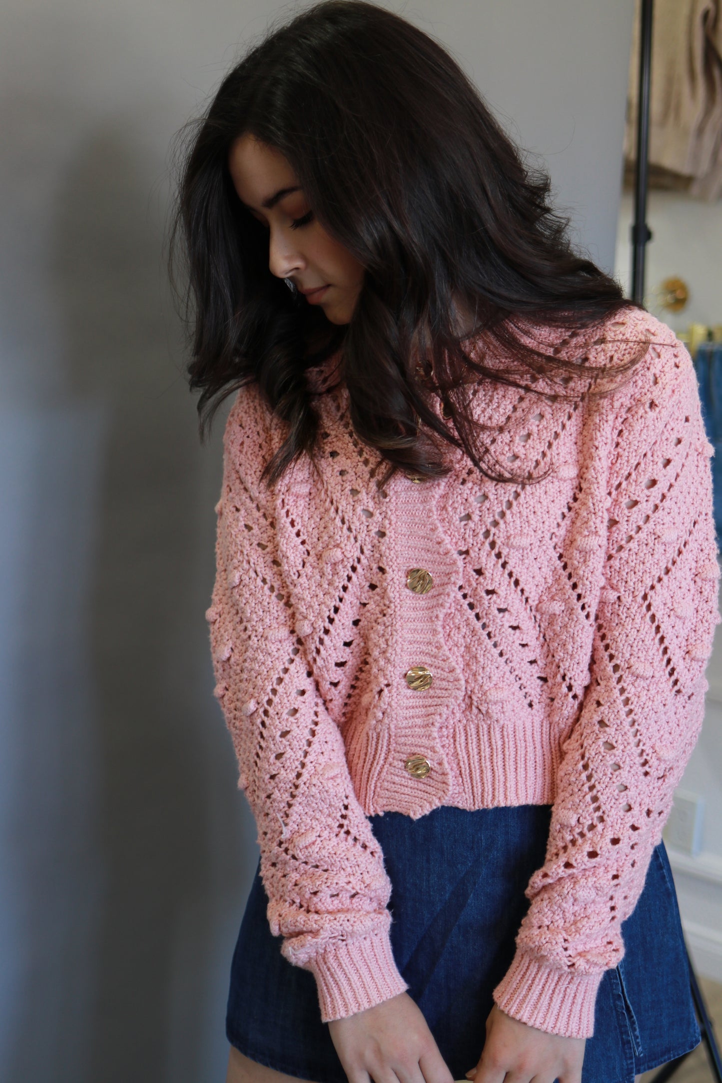 The Scarlet Bloom Cardigan