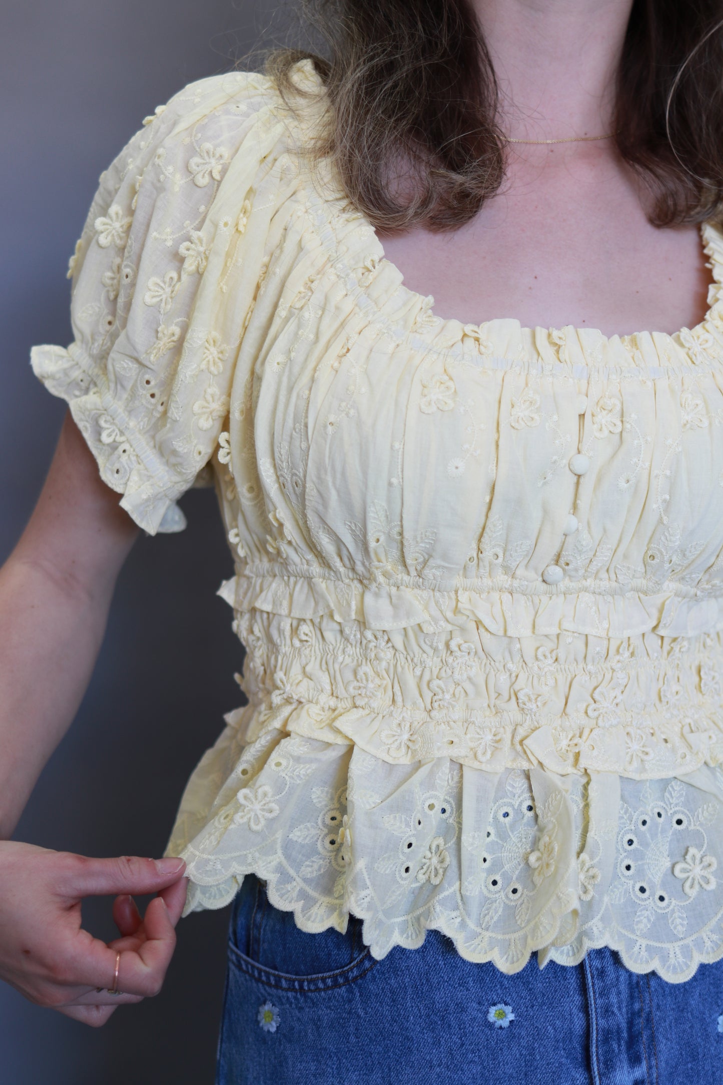 The Golden Hour Peplum Blouse