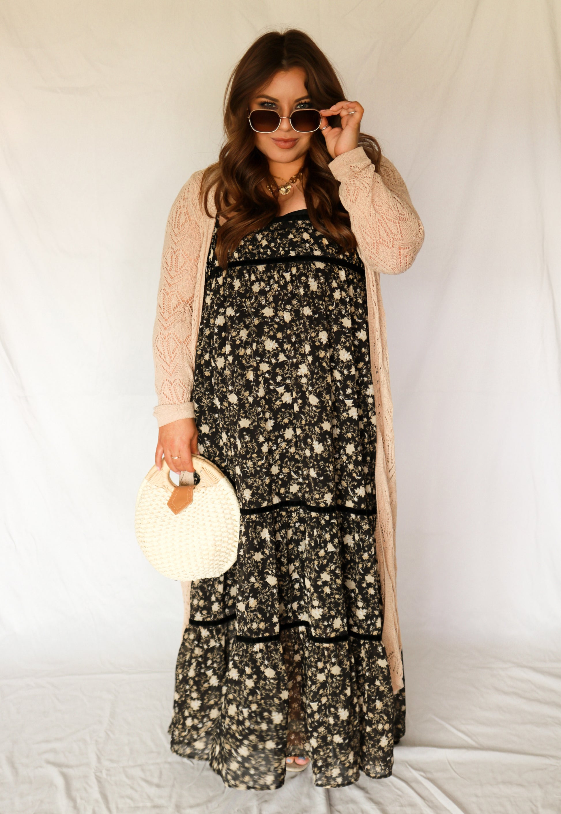 la vie maxi dress La Vie Rouge Cotton Silk Gathered Maxi Dress