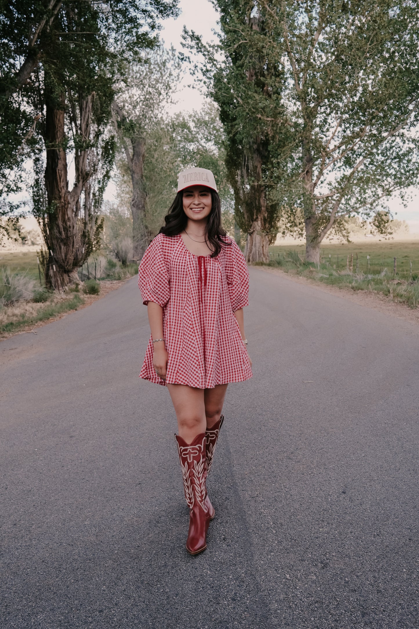 The All-American Gingham Romper
