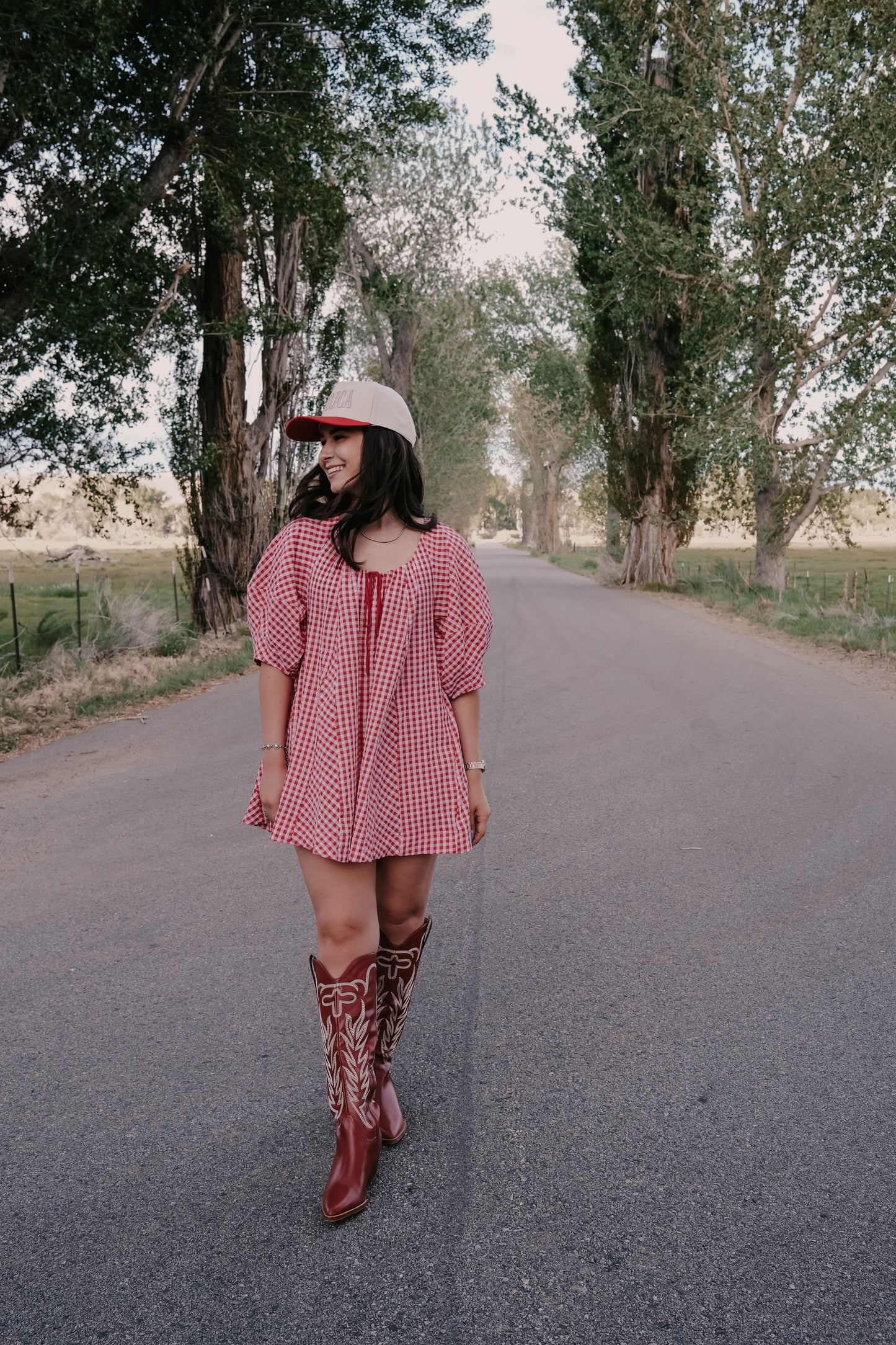 The All-American Gingham Romper