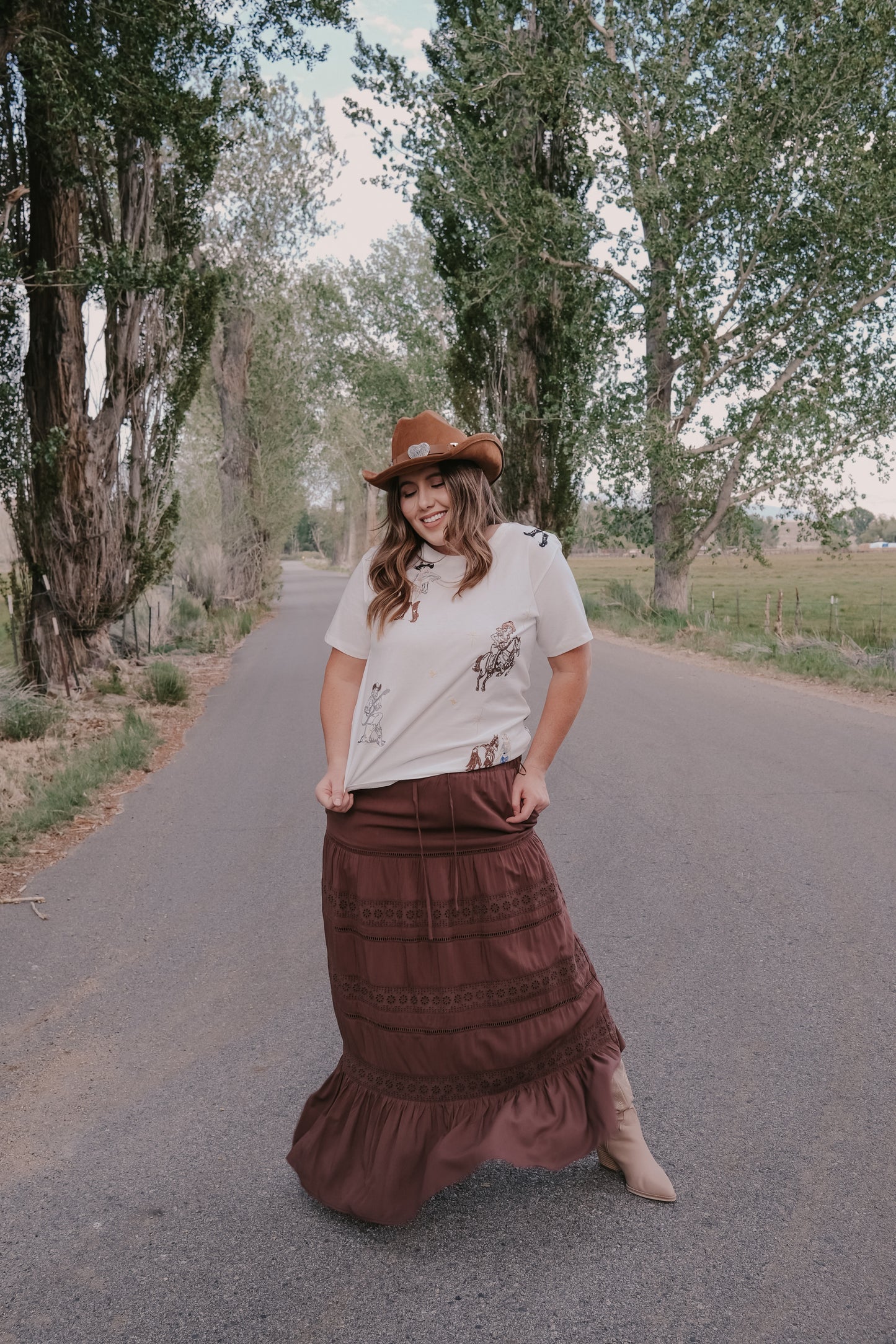 The Vintage Cowgirl Keepsake Tee