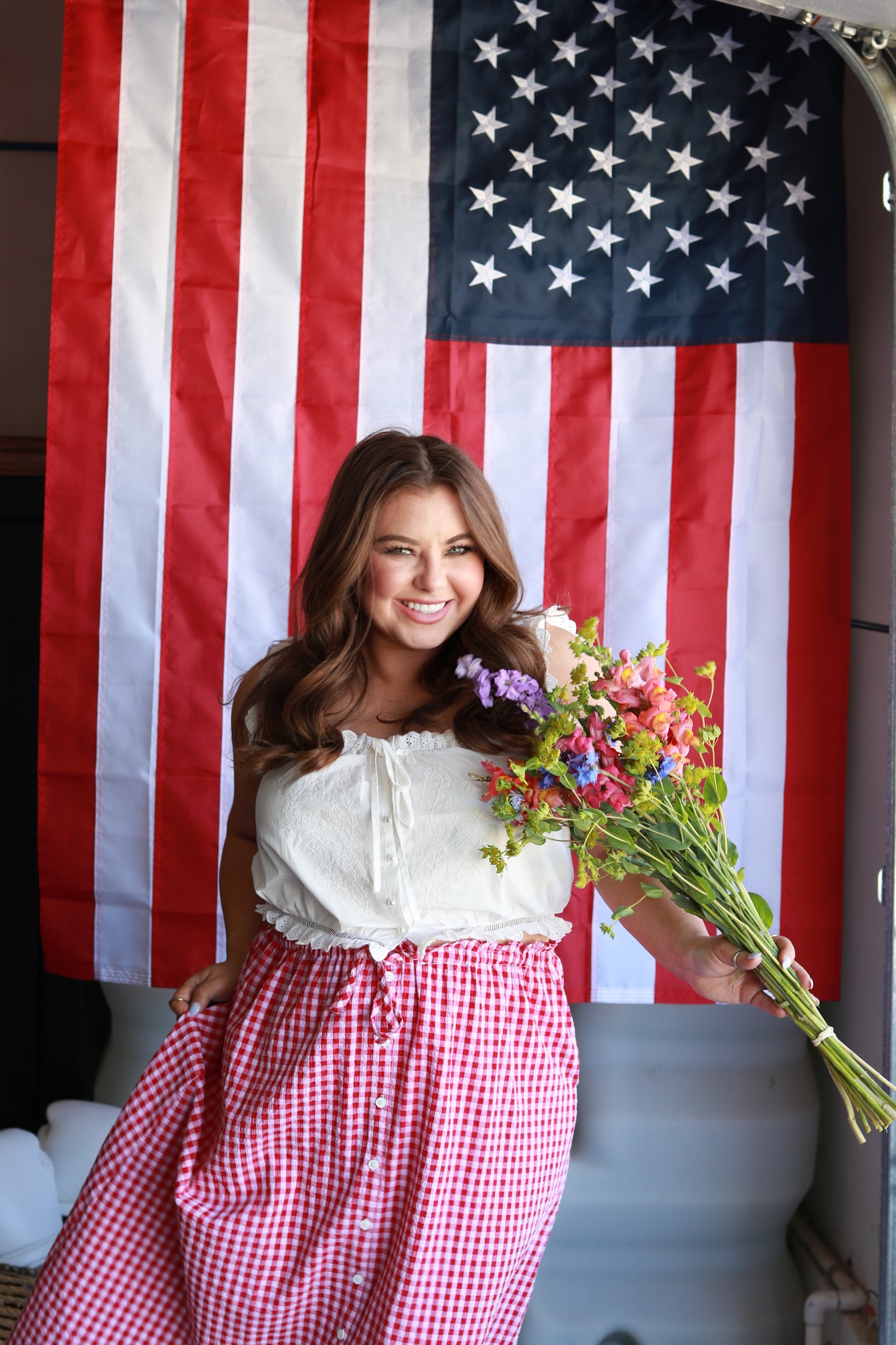 The Liberty Gingham Maxi Skirt