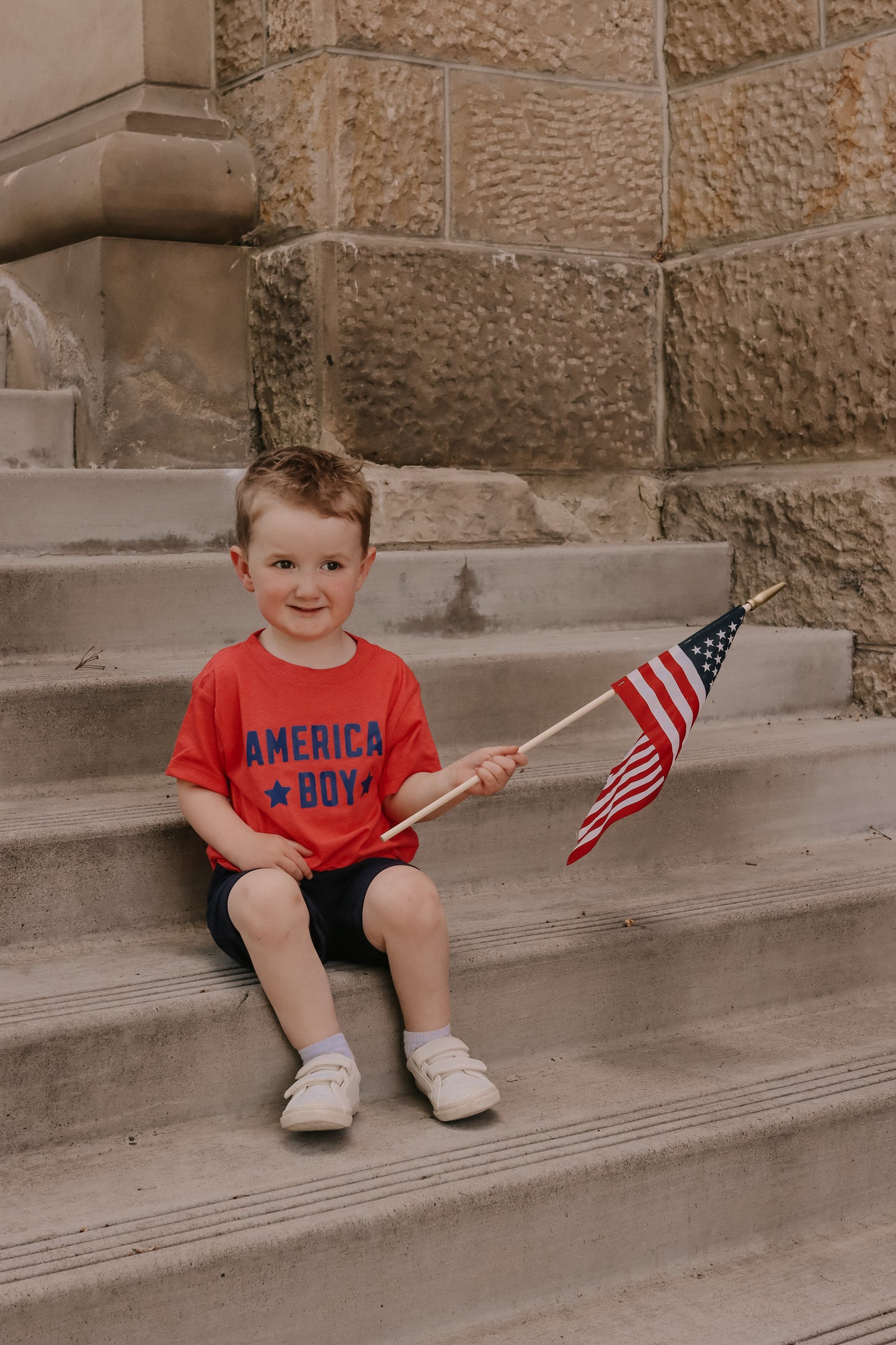 American Boy Toddler and Youth Tee