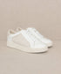 Pearl Studded Paneled Sneaker