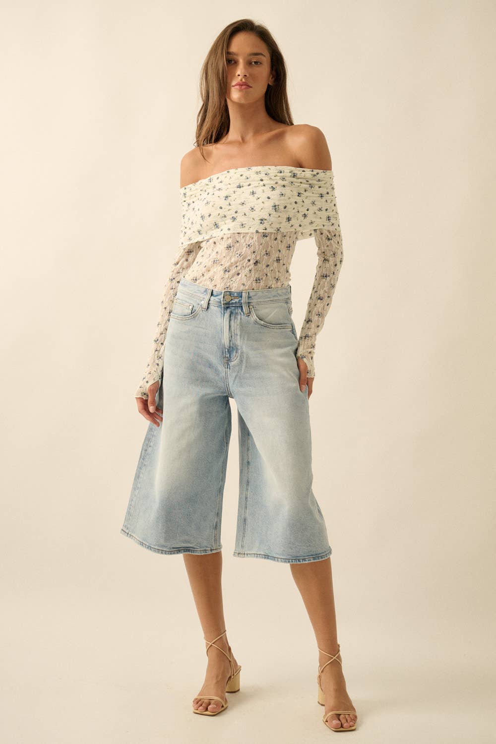 The Petal Whisper Lace Bodysuit