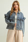 The Lottie Ruffle Denim Jacket