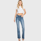 MID RISE STRETCH CLASSIC BOOTCUT JEANS