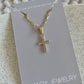 Cross 18k Gold Filled Charm Necklace