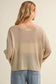 Mustard Seed - Sheer Knit Dropped Shoulder Pullover
: Black / L