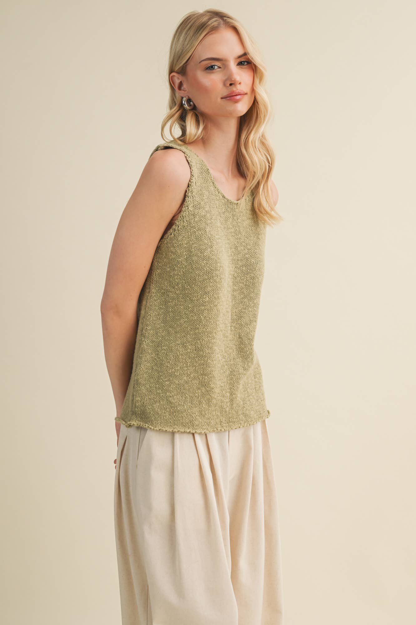 The Quiet Bloom Knit Tank
