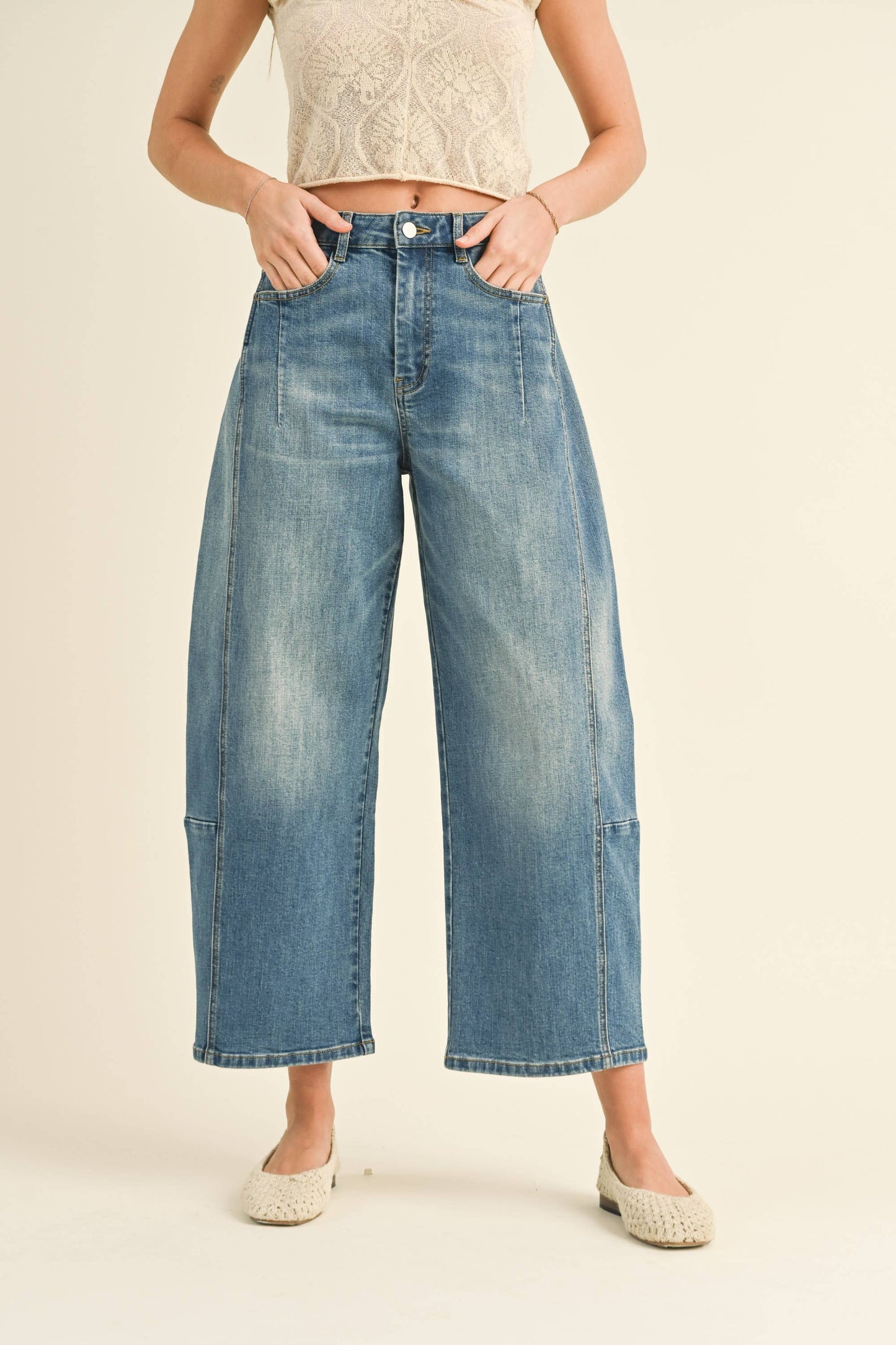 Driftwood Barrel Jeans