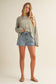Mustard Seed - Sheer Knit Dropped Shoulder Pullover
: DK. TAUPE / L