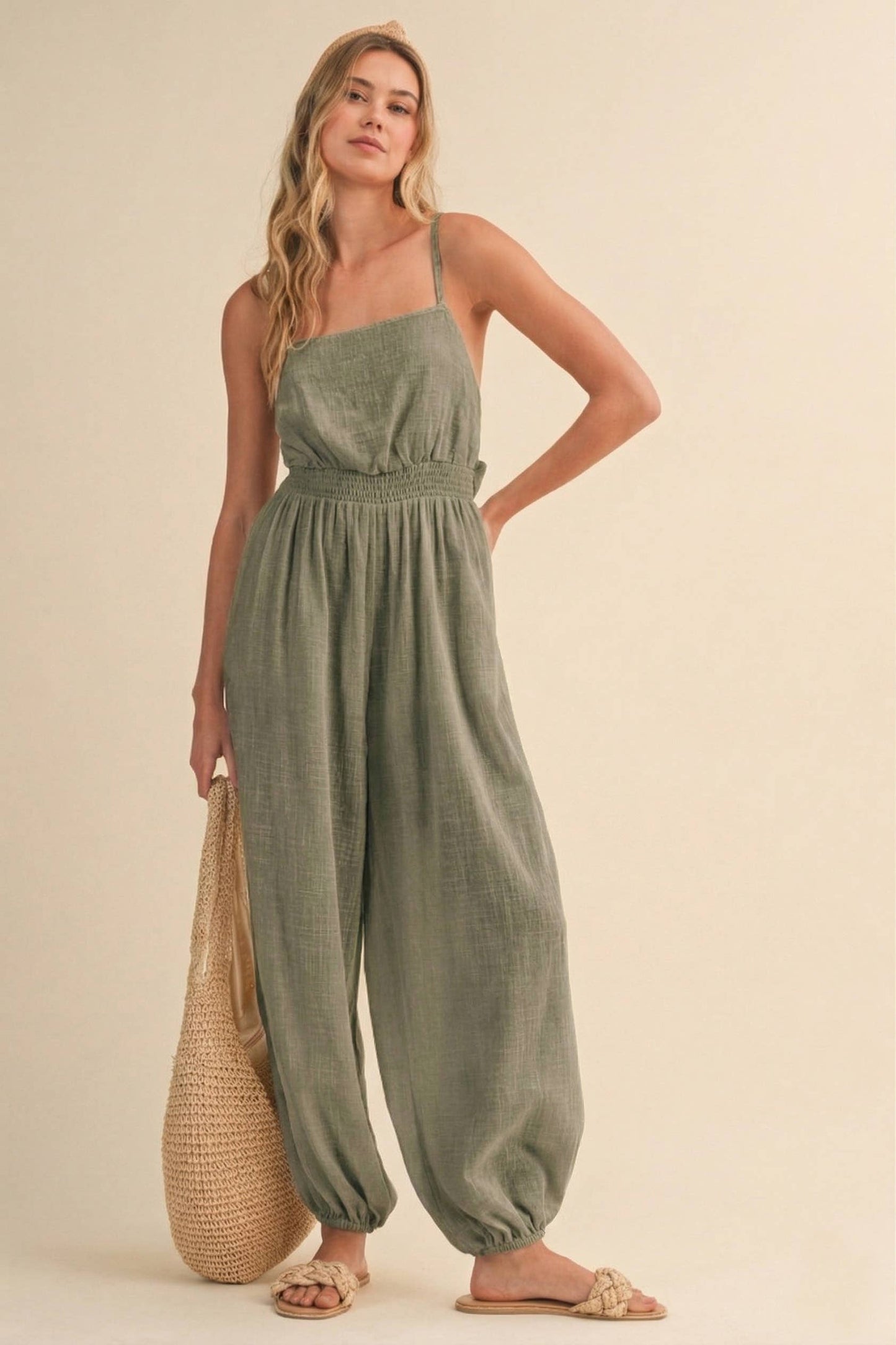 Olive Grove Jumpsuit