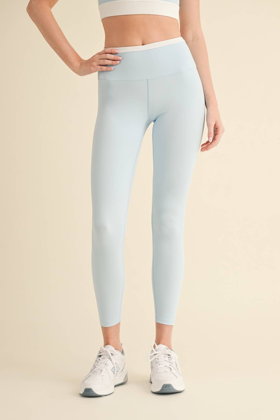 Contrast Binding Legging