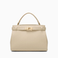 Clara Handbag: Beige