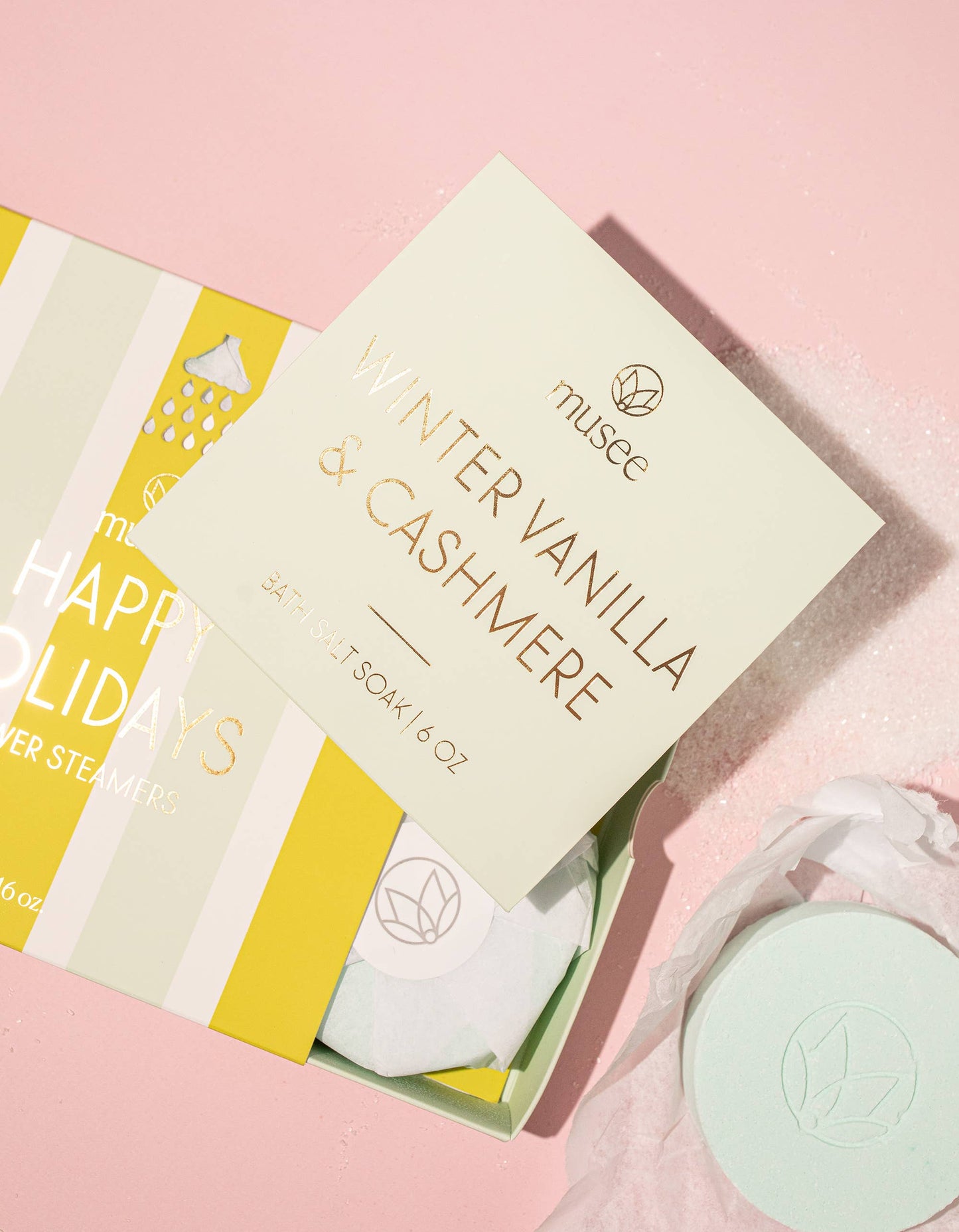 Musee - Winter Vanilla & Cashmere Mini Bath Salt Soak