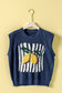 Lemon Graphic Knit Vest