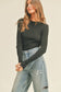 The Claire Ribbed Knit — Black